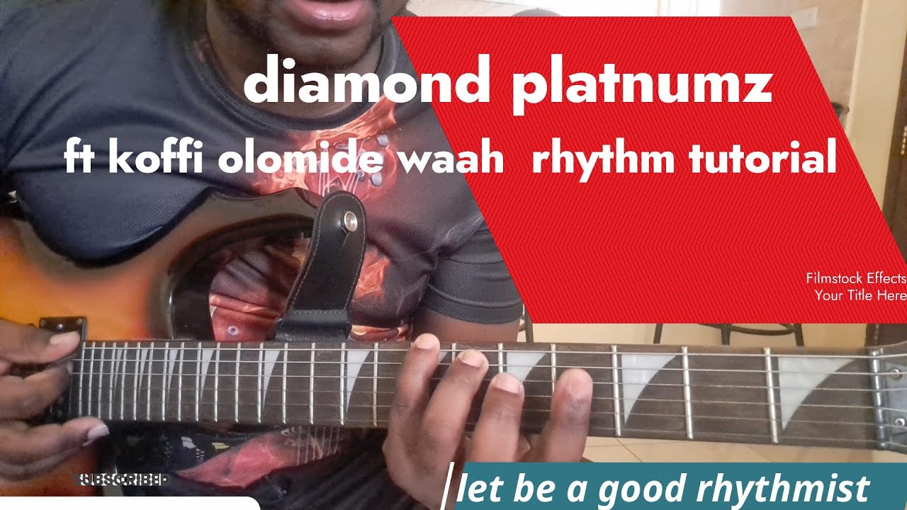 Diamond platnumz ft Koffi olomide waah rhythm tutorial and intro  Ngoy kabangwa