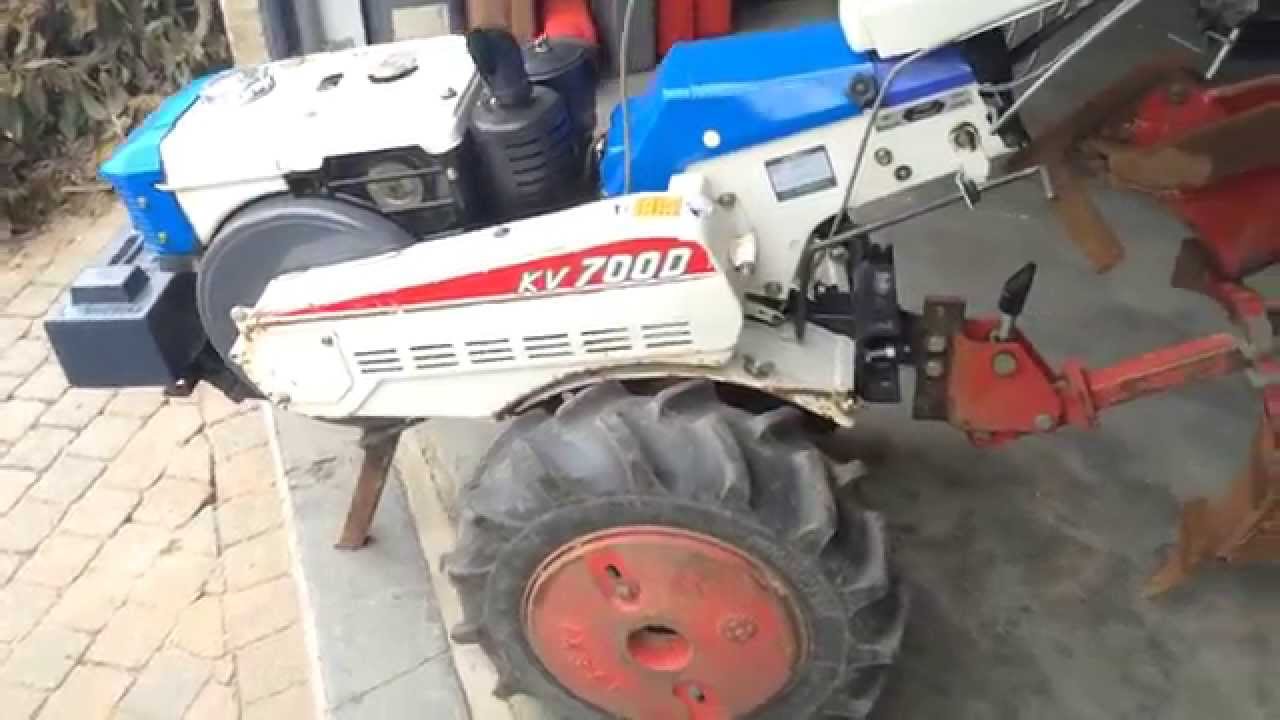 Iseki KV700D starting