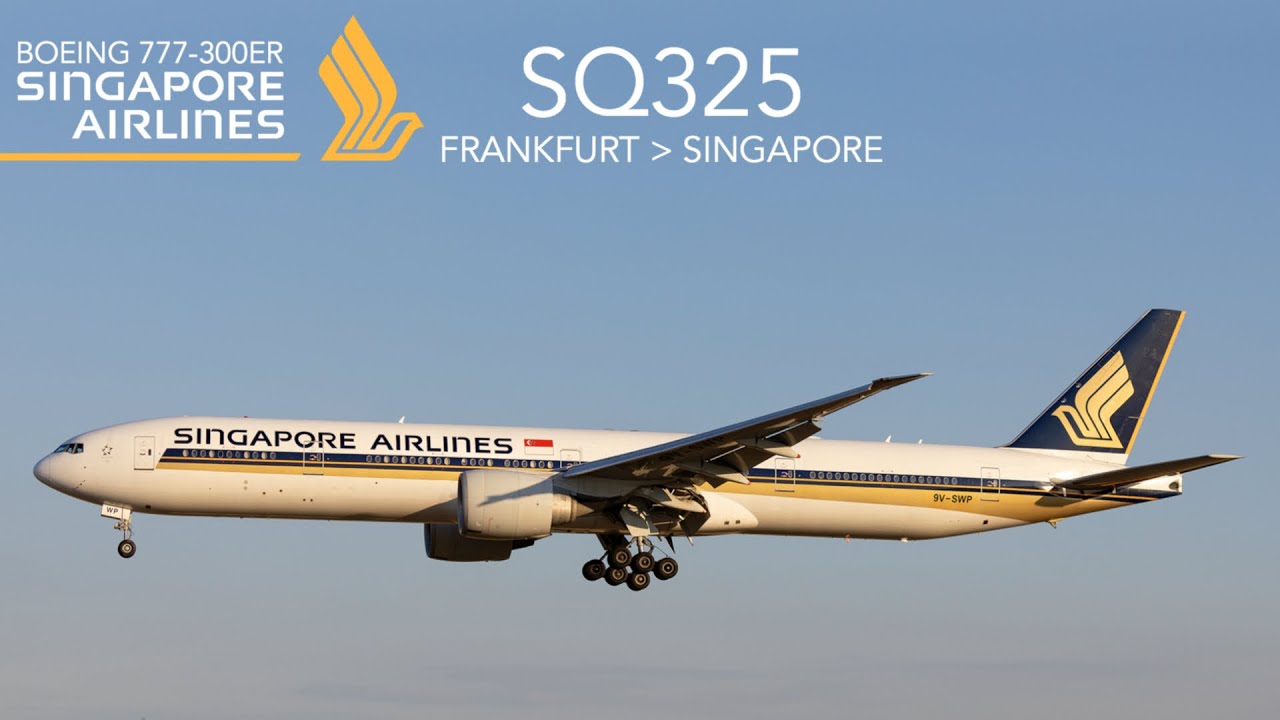 Singapore Airlines SQ325 : Flying from Frankfurt to Singapore