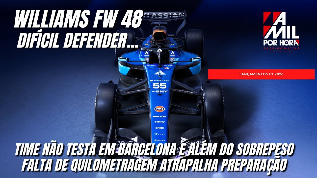 WILLIAMS FW48 | SOBREPESO DO CARRO E QUILOMETRAGEM ZERO ATRAPALHAM A 5ª MELHOR EQUIPE DE 2025 NA F1