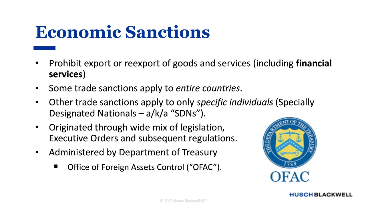 Economic Sanctions 101: Compliance, Risk and Best Practices in the Global Supply Chain