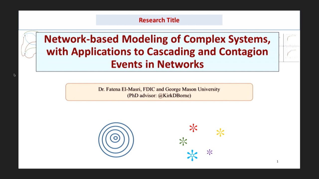 Network-Based Modeling of Complex Systems by Dr. Fatena El-Masri from QuantCon 2018