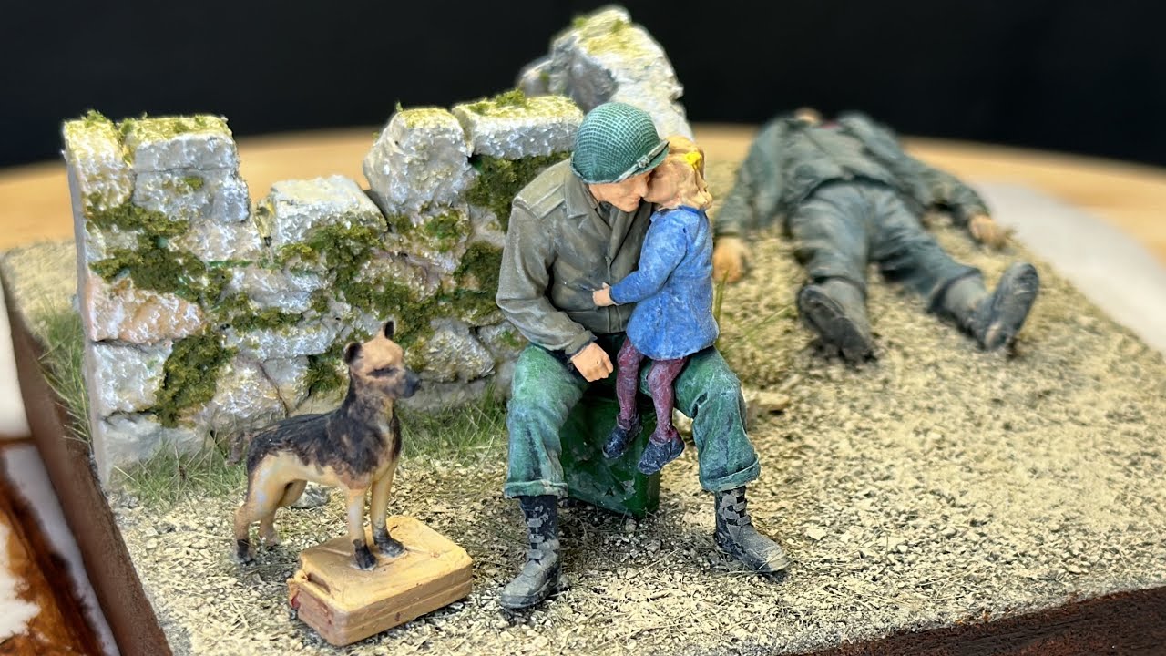 Emotional WW2 Diorama Build – 1/35 Scale Full Step-by-Step #ww2history  #modelmaking 