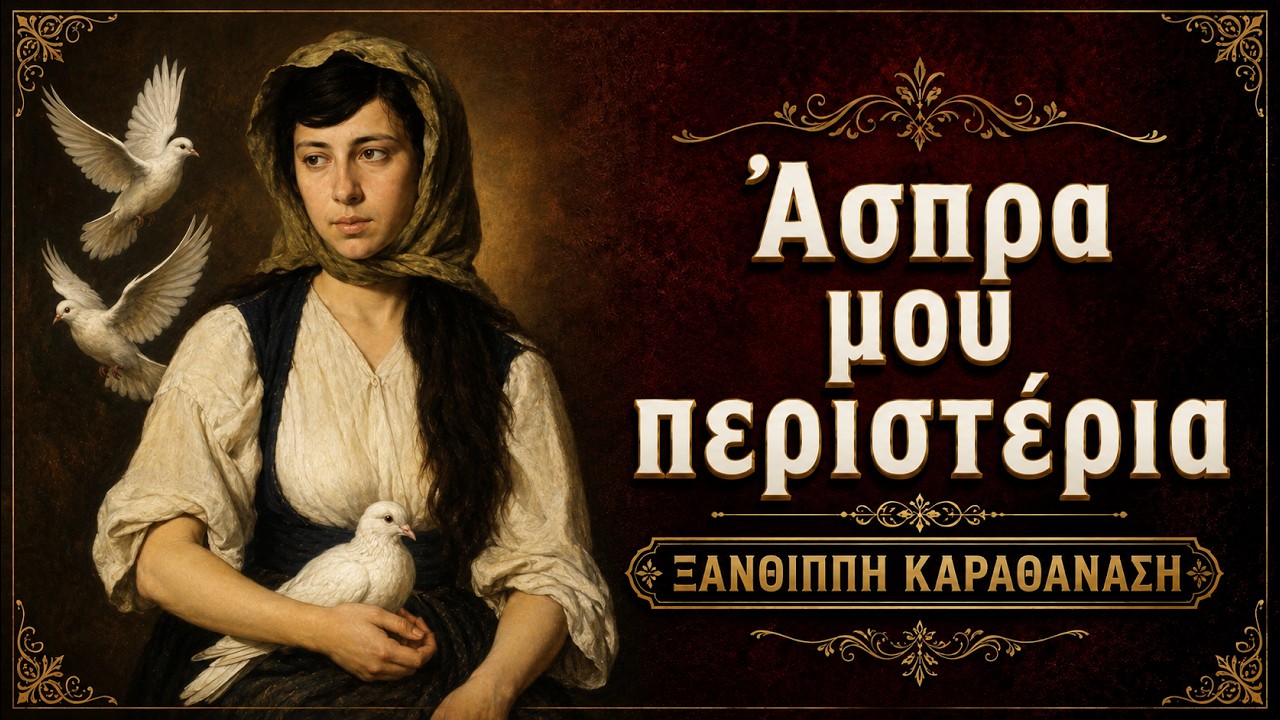 ΔΗΜΟΤΙΚΗ ΜΟΥΣΙΚΗ - Άσπρα μου περιστέρια [Καραθανάση]