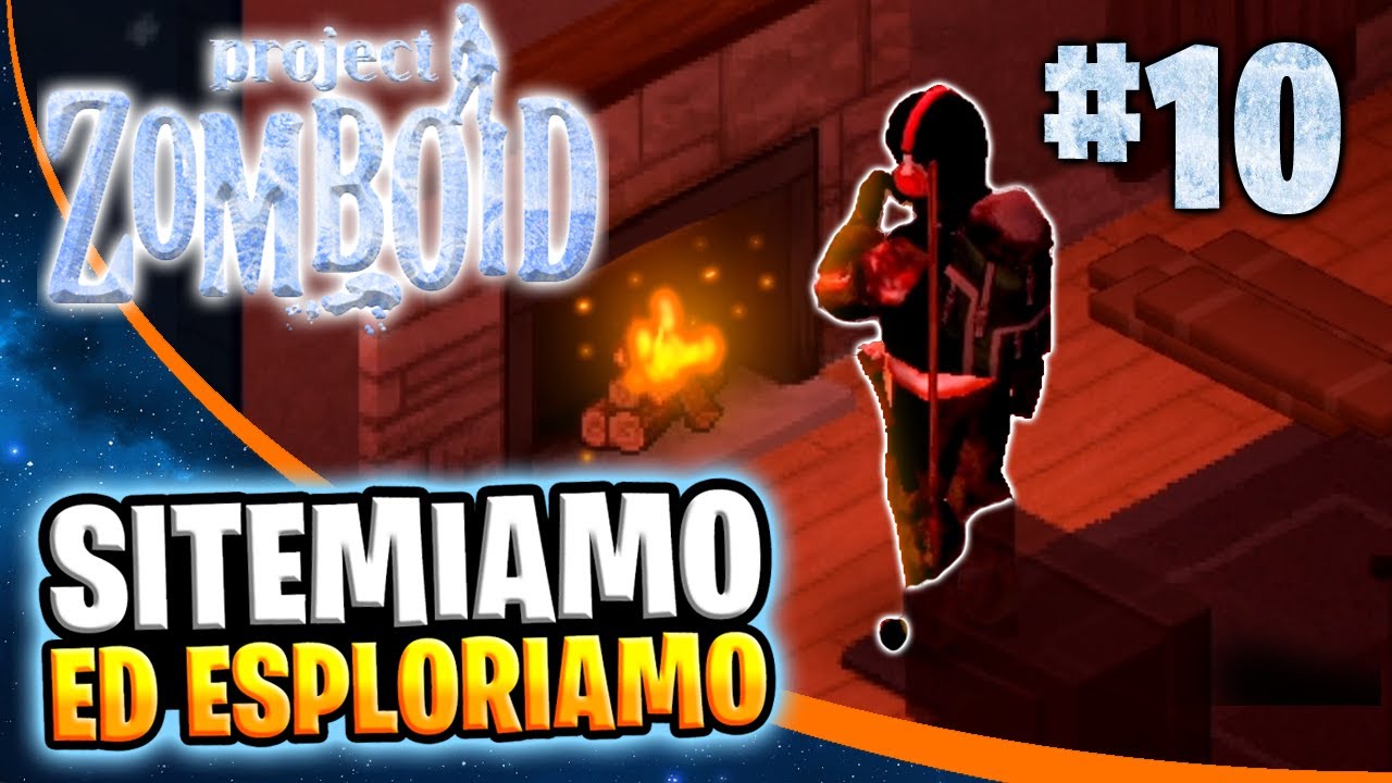 SISTEMIAMO CASA ED ESPLORIAMO I DINTORNI ▶ Project Zomboid gameplay  ITA #10 ◾ cryogenic winter mod