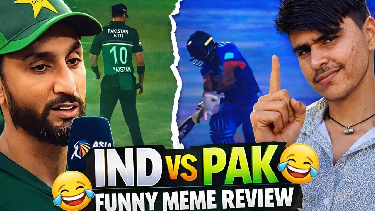 INDIA Vs pakistan match funny meme 😂|| meme review 