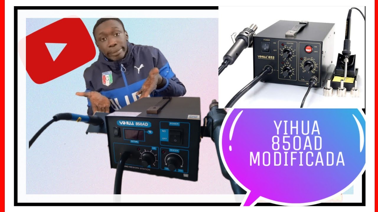 YIHUA 850-AD MODIFICADA || FAÇA VOCÊ MESMO