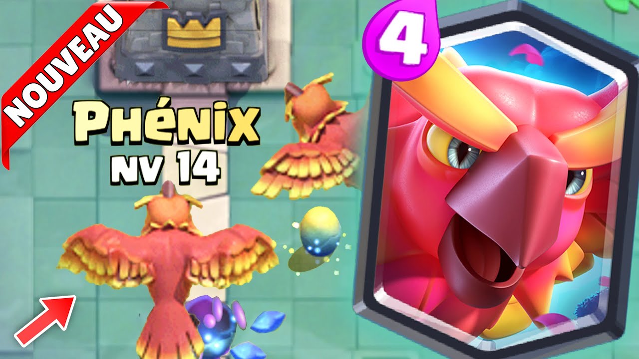 Le nouveau PHOENIX en action sur Clash Royale avec @Ashtax !!
