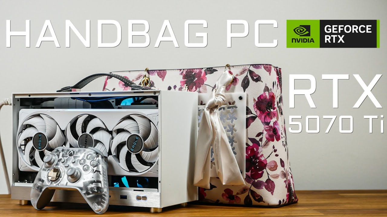 Small Form Factor Mini-ITX GeForce RTX 5070 Ti | Ryzen 7 9800X3D GAMING PC inside a HANDBAG