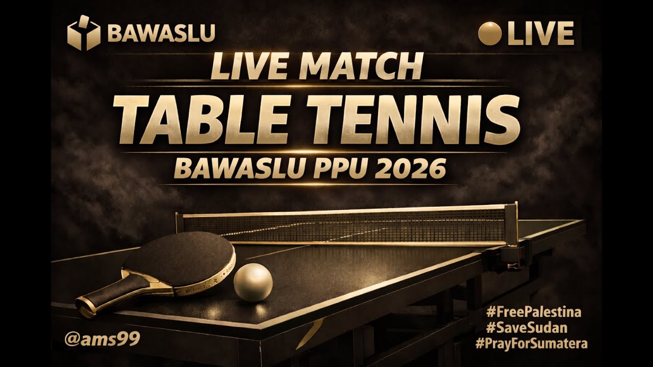 LIVE TABLE TENNIS BAWASLU PPU 23 JANUARI 2026 #tabletennis #pingpong #tenismeja #wtt #ittf #sport