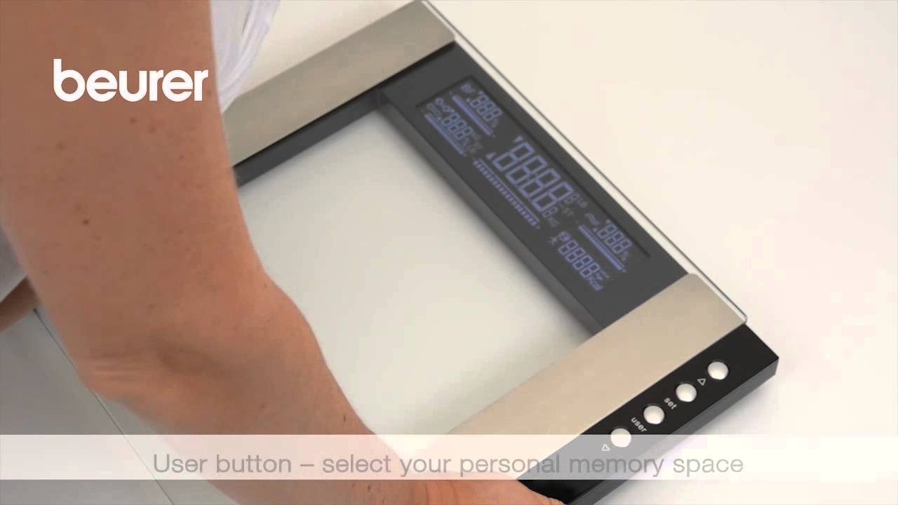Quick start video for the BG 55 glass diagnostic scale from Beurer
