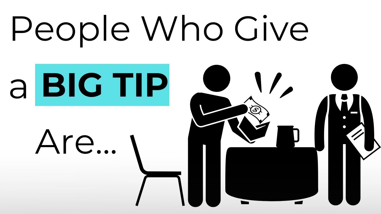 The Surprising Reason Why People Always Give Big Tips (Psychology Explained)