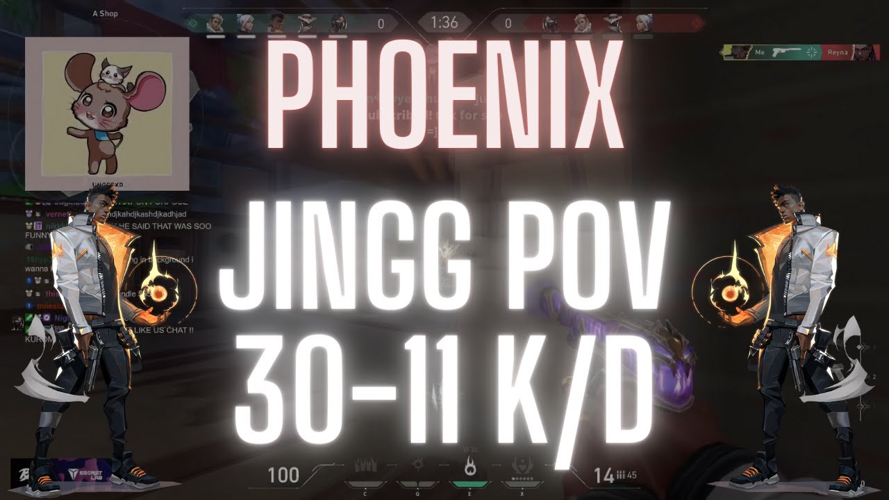 PRX Jingg POV Phoenix on Breeze 30-11 K/D (VALORANT Pro POV)
