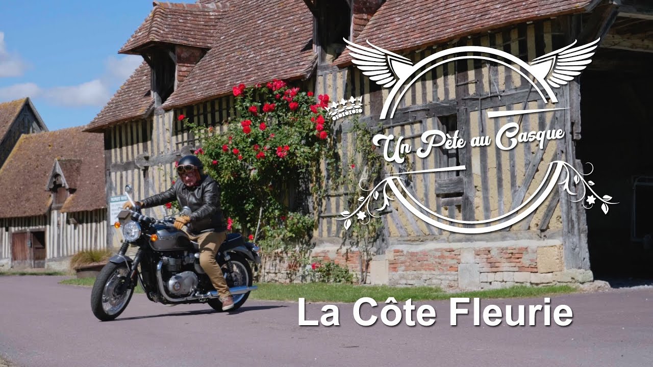 La Côte fleurie en moto