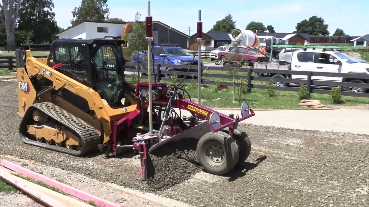 SharpGrade G116 Grade Blade on Cat 259D3 Laser Grading