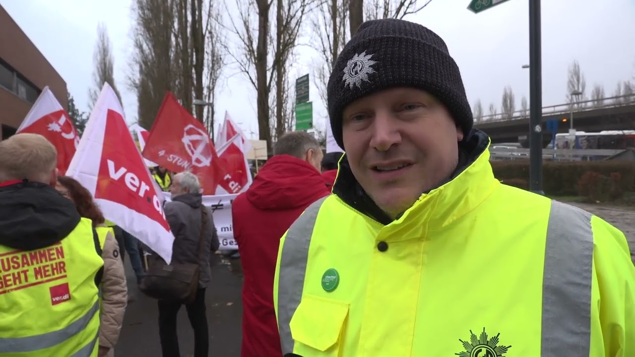 Gewerkschaften ziehen durch Saarbrücken