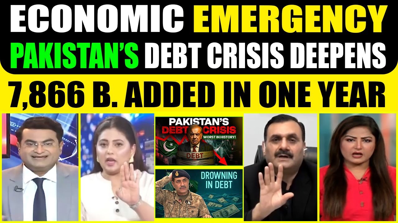 ECONOMIC EMERGENCY IN PAKISTAN: DEBT CRISIS DEEPENS &mdash; 7,866 BN ADDED IN ONE YEAR