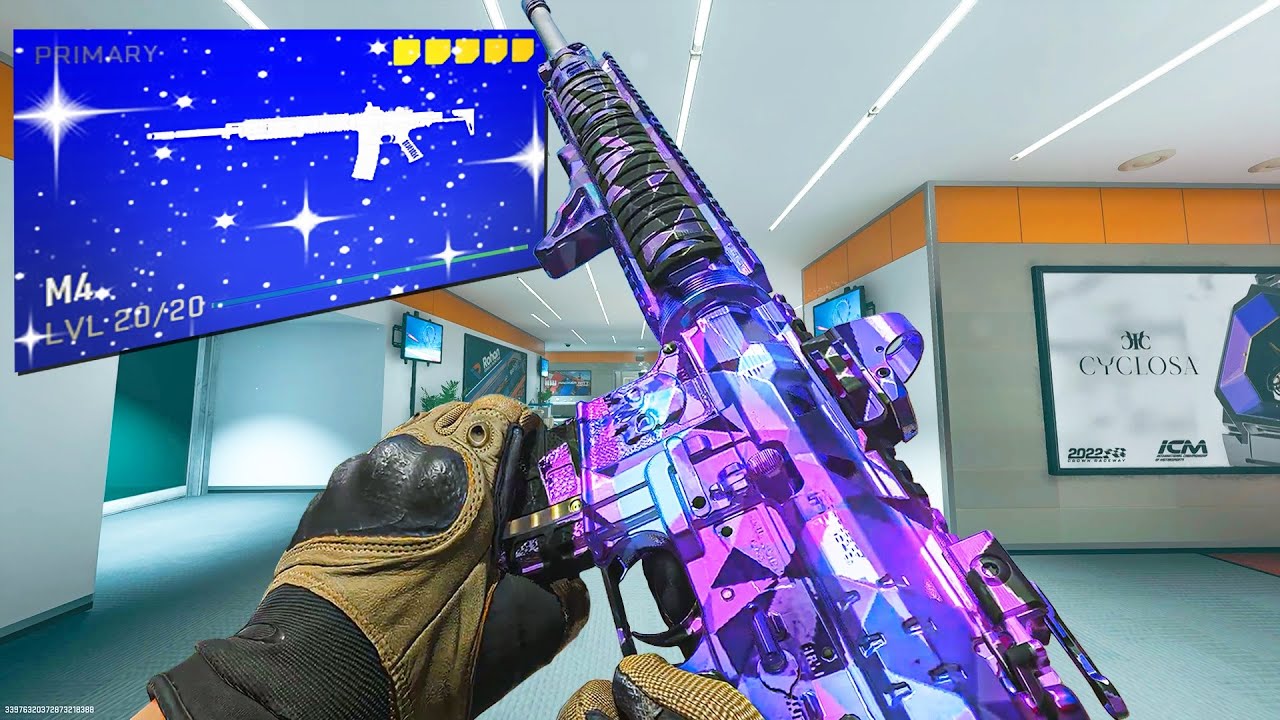 The Updated ZERO Recoil M4 is CRAZY Broken! (Best M4 Class MW2) - Modern Warfare 2