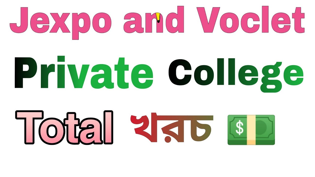 Private Diploma College fees | Polytechnic College fees 2022 | Jexpo counselling process 2022