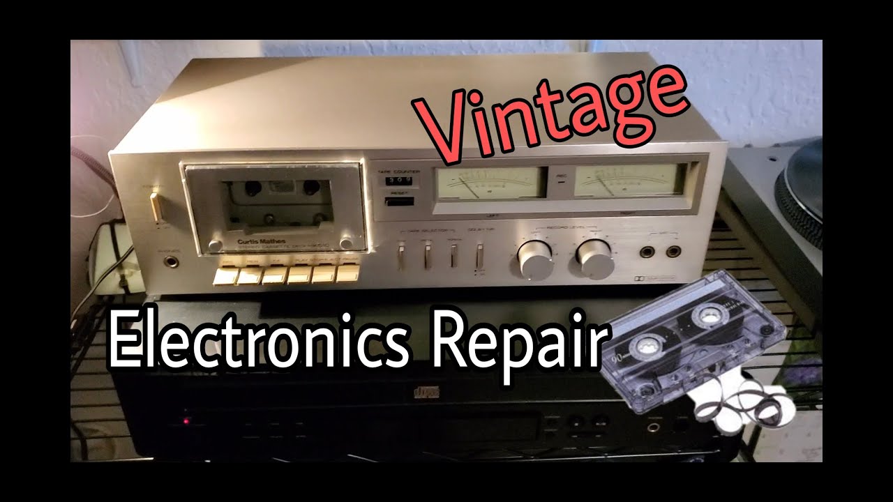 Repairing a RARE Curtis Mathes Cassette Deck - Model HK510 - #electronicsrepair