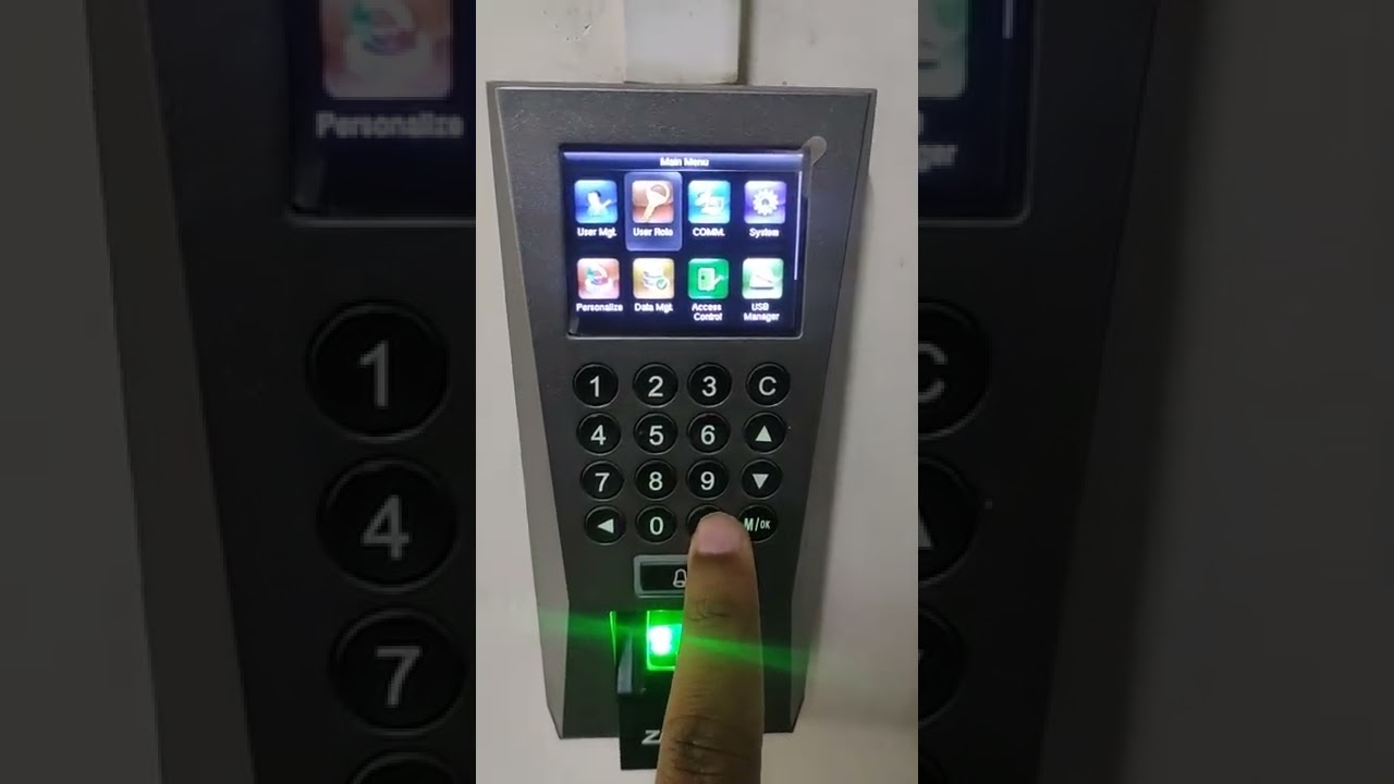 ZKTECO F18 Find IP address