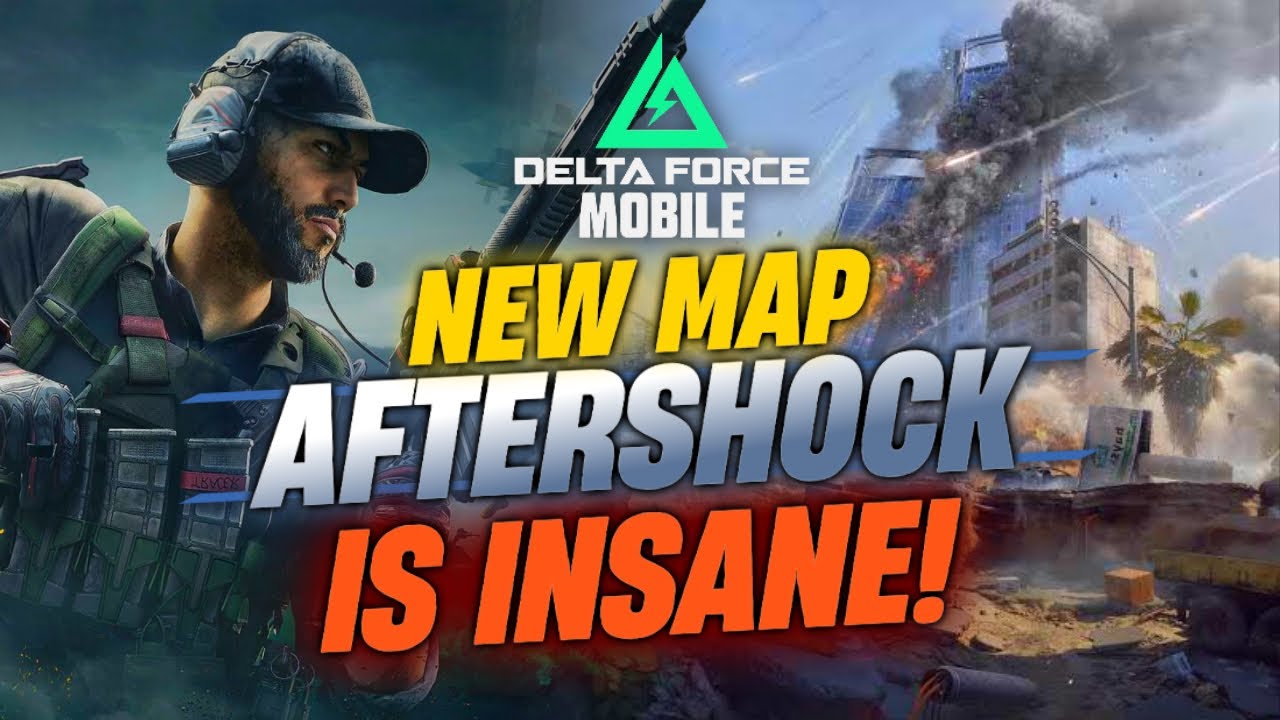 🔥 Delta Force Mobile New Map “Aftershock” Is INSANE! 😱