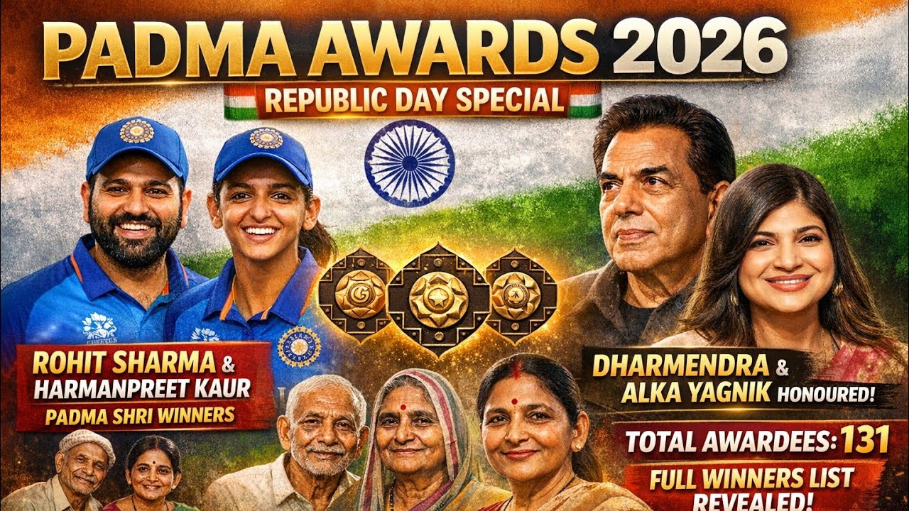 पद्म पुरस्कार 2026 | Padma Awards 2026 | Padma Puraskar | Current Affairs For All Competitive Exams