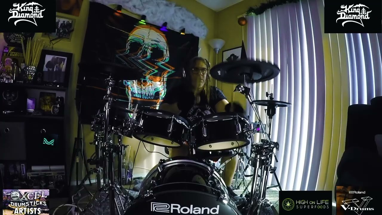 King Diamond - Arrival (Drum Cover) HD 2025  by @drummerw17 