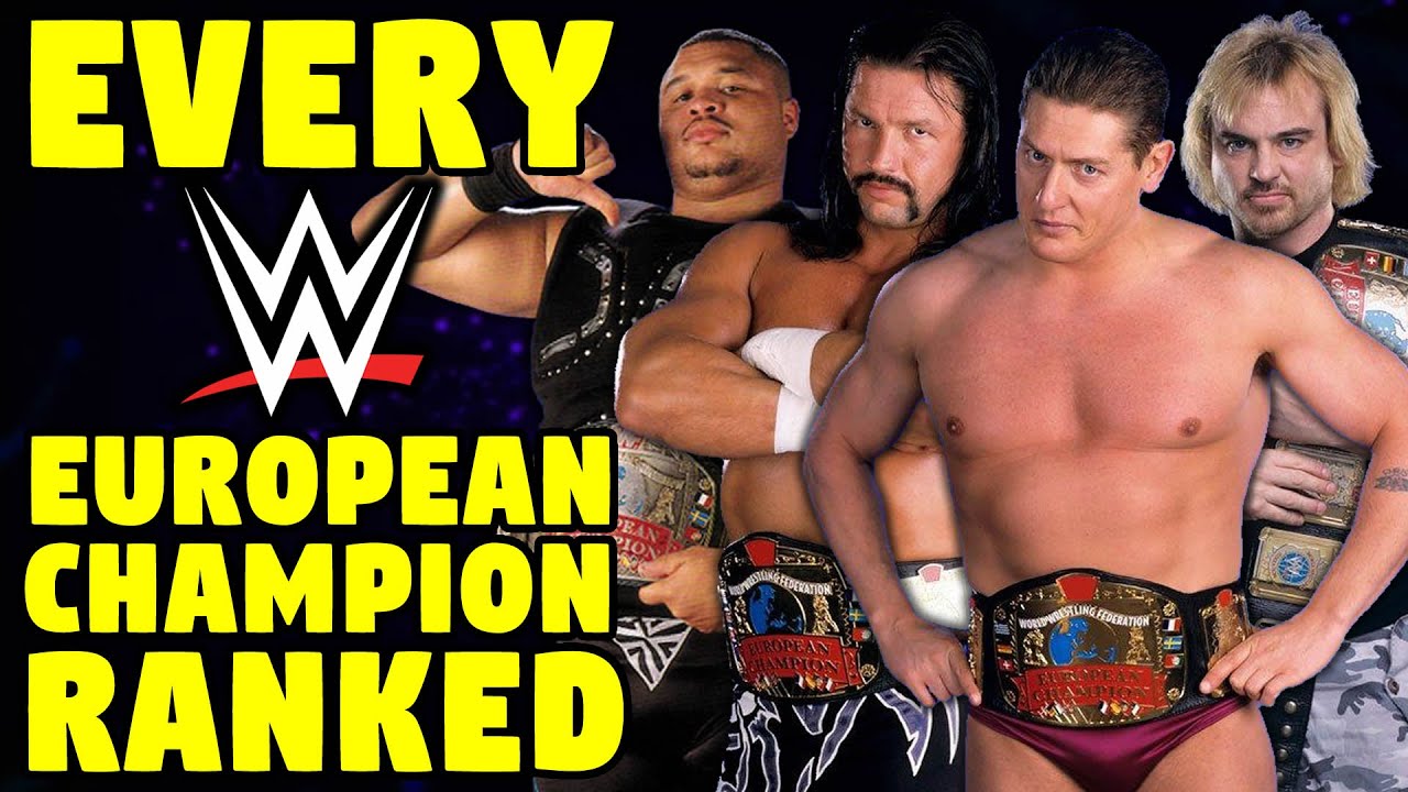 Рейтинг всех европейских чемпионов WWE: от худшего к лучшему