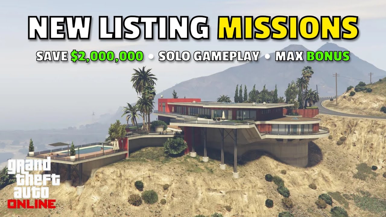 GTA ONLINE: All 3 New LISITING MISSIONS Guide (Solo Gameplay in Hard Mode with MAX BONUS)
