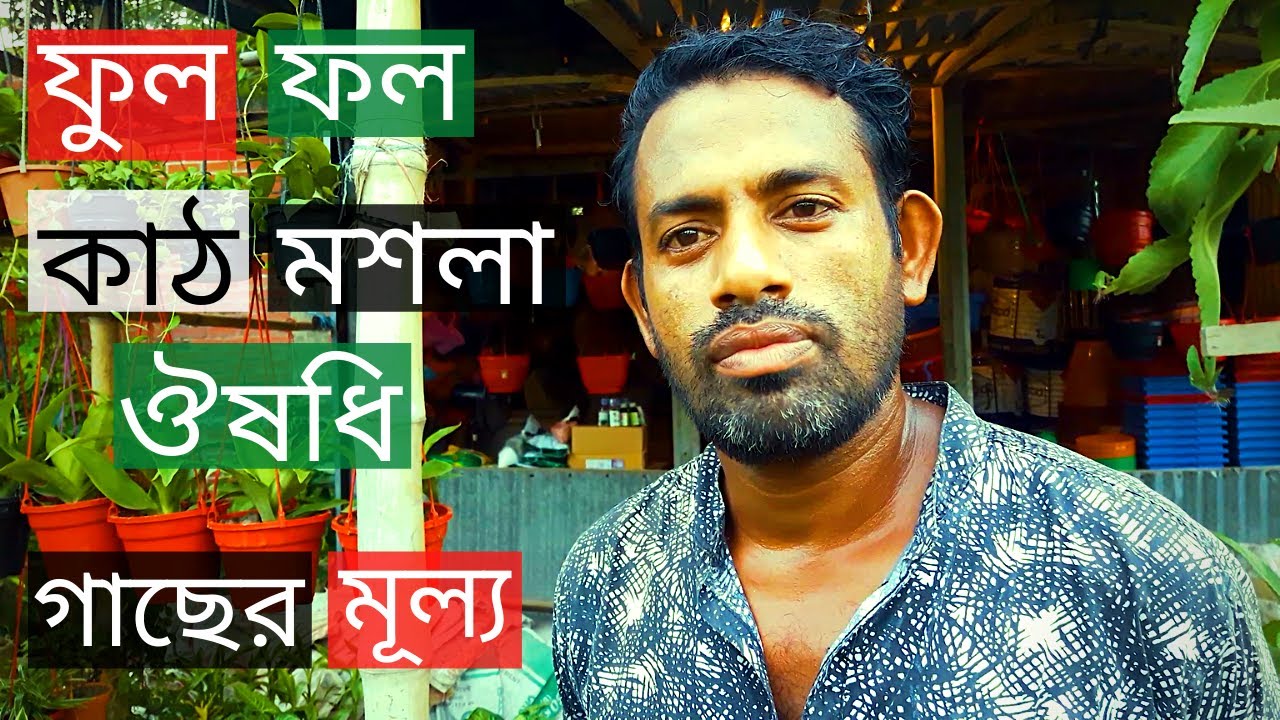 ফুল ফল কাঠ মশলা ঔষধি গাছের মূল্য | Tree Price In Green Leaf Garden | Gardening Bangladesh