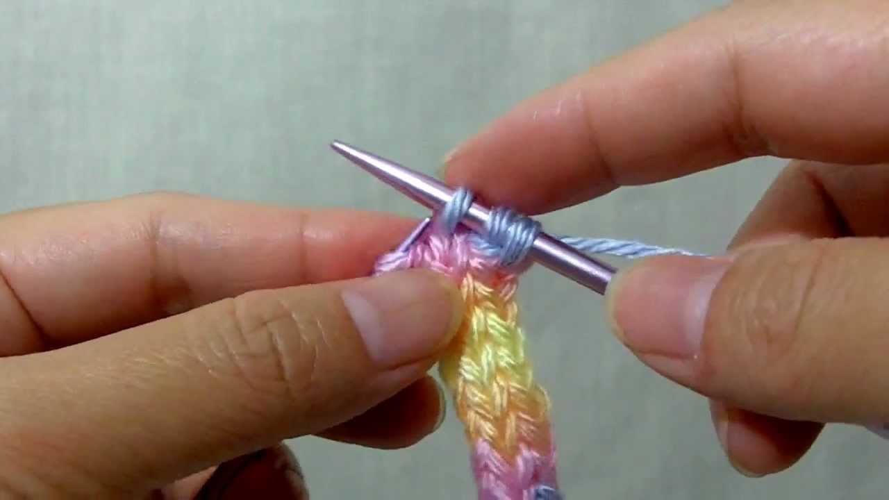How to knit I-cord with 4 Stitches