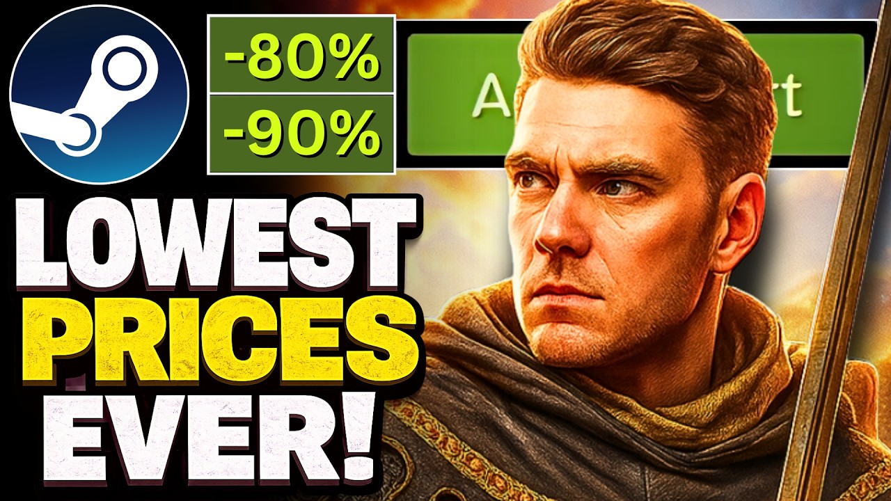 В Steam сейчас БЕЗУМНЫЕ скидки на игры! (до -90%)
