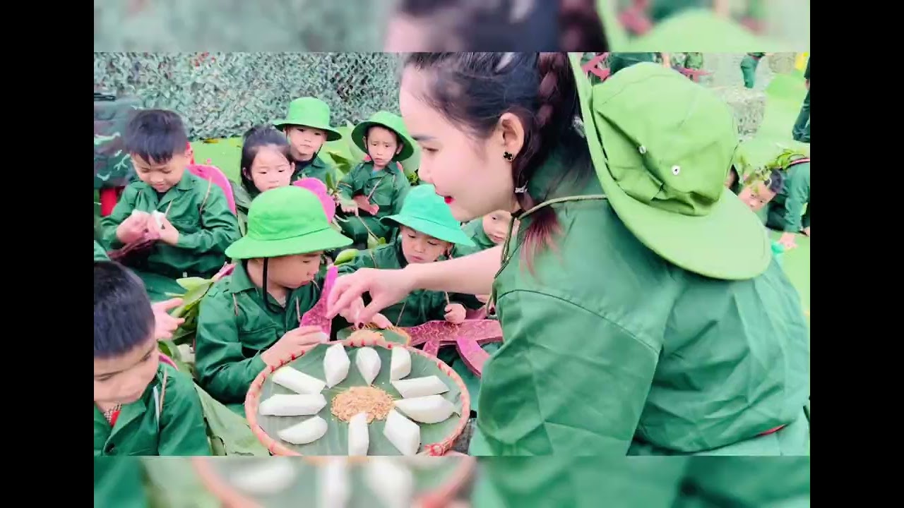 HĐTN: Bé làm chiến sĩ - Lớp 5-6 tuổi A2 trường MN Hoàng Hoa Thám