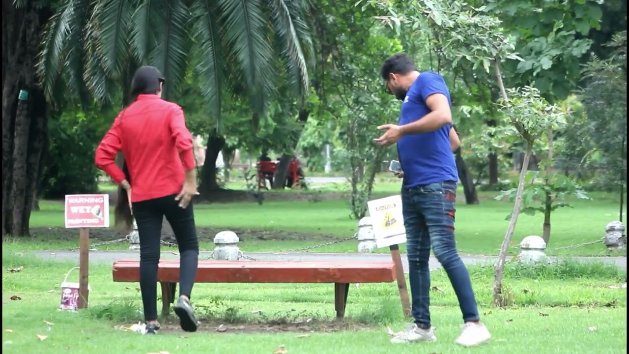 Wet Paint Prank @nonscriptedpranks #subscribe #foryou
