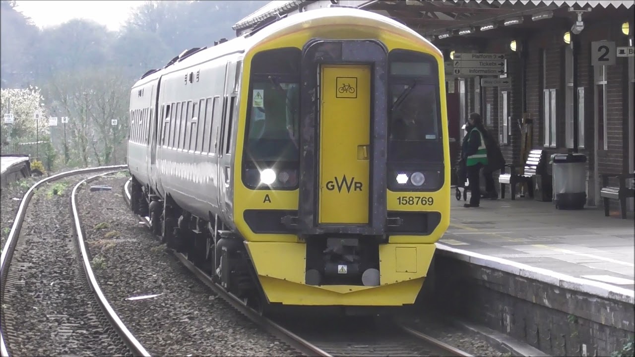 Trains at Redruth Station 3rd April 2021