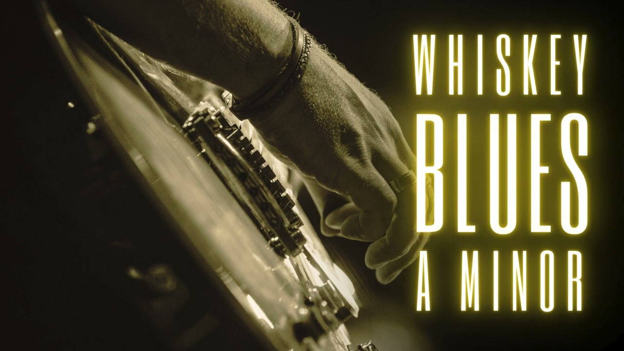 Slow Whiskey Blues Backing Track in A Minor | 16 Bar Swinging Whiskey Blues @ 70 BPM