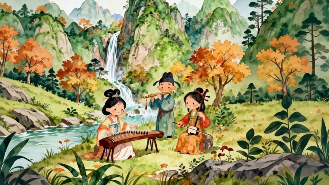 四季古風純音樂：寒來暑往，秋收冬藏 | Four Seasons Chinese Instrumental Music For Calm, Focus & Deep Work