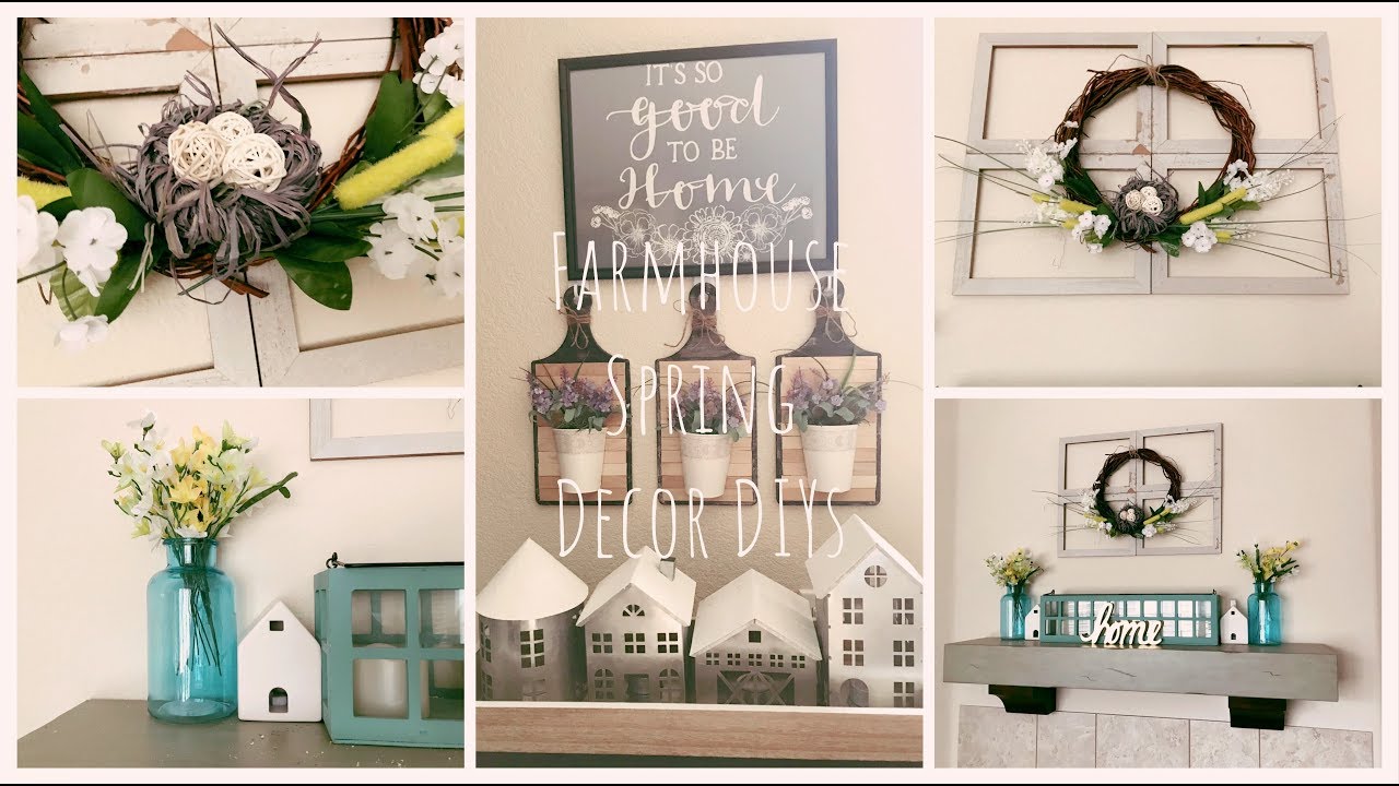 DIY Farmhouse Decor Dollar Tree |DIY Spring Home Decor |Refresh & Upcycle Projects