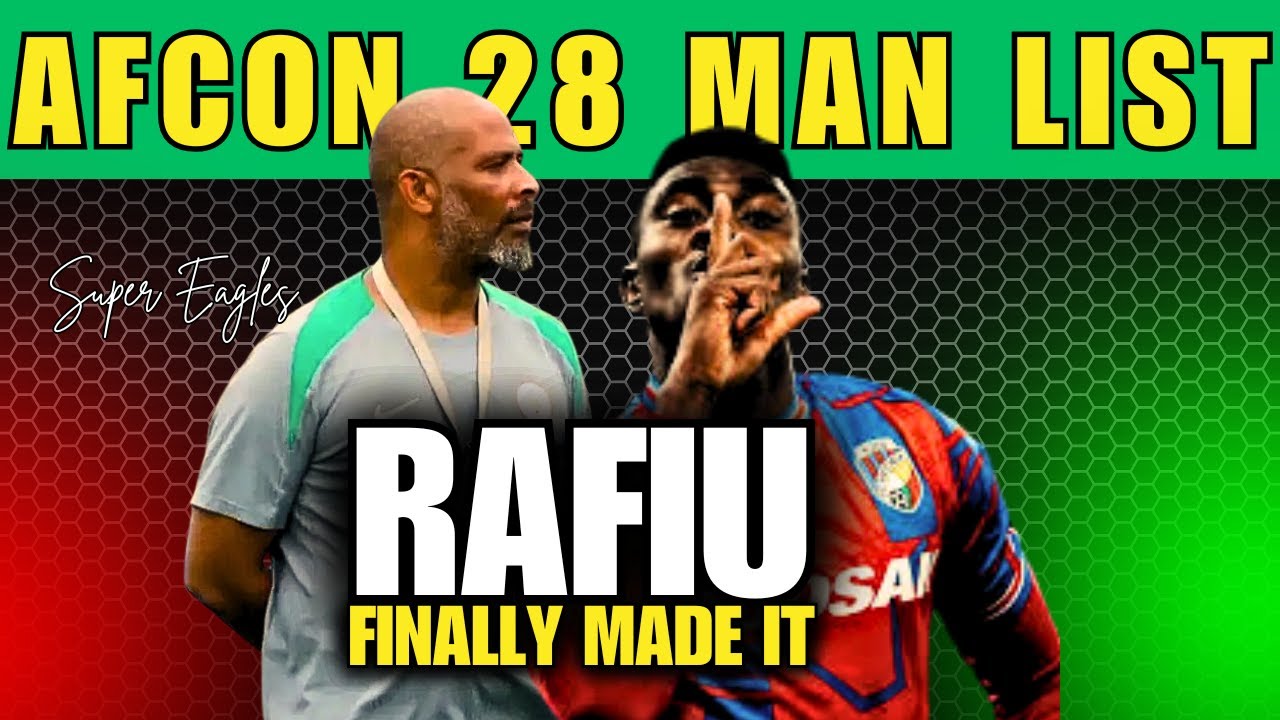 AFCON GOALKEEPER CRISIS! 🚨 Nwabali Injured: Super Eagles 28-Man List REVEALED! Francis UZOHO drama