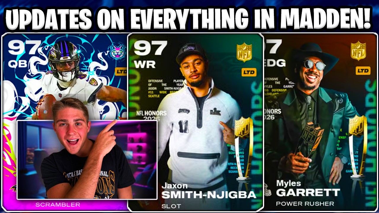 UPDATES ON EVERYTHING IN MADDEN 26! ULTIMATE LEGENDS ARE COMING! NFL HONORS, GENKI FORCE + MORE!