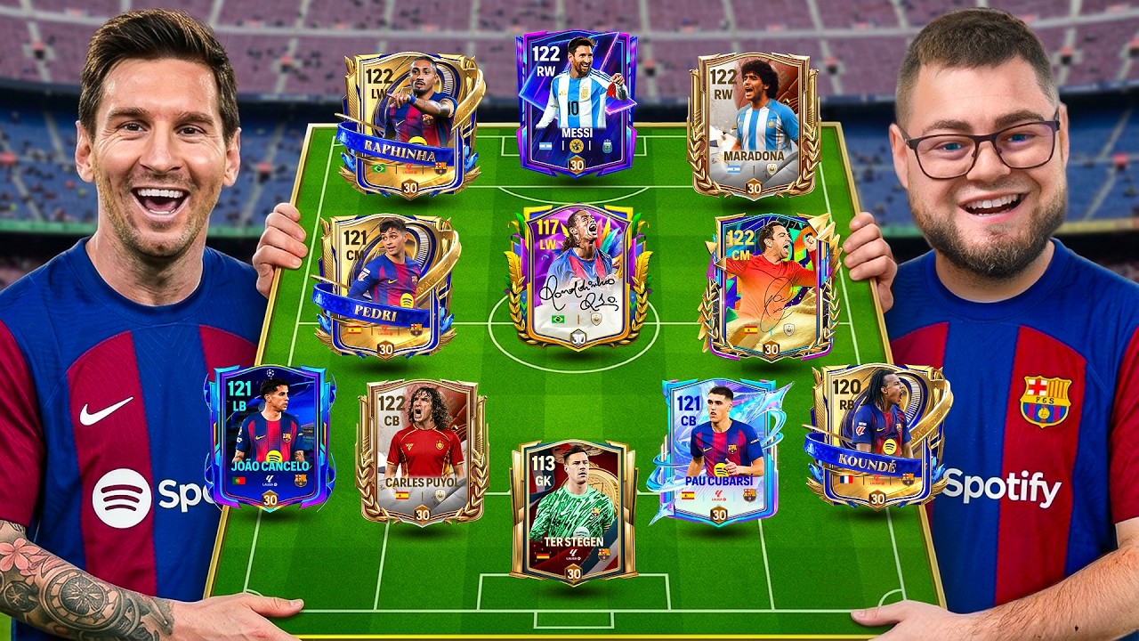 от 0 до 127 OVR Я СОБРАЛ СОСТАВ из ЛЕГЕНД БАРСЕЛОНЫ за 1 МИЛЛИОН FC POINTS в FC MOBILE 26