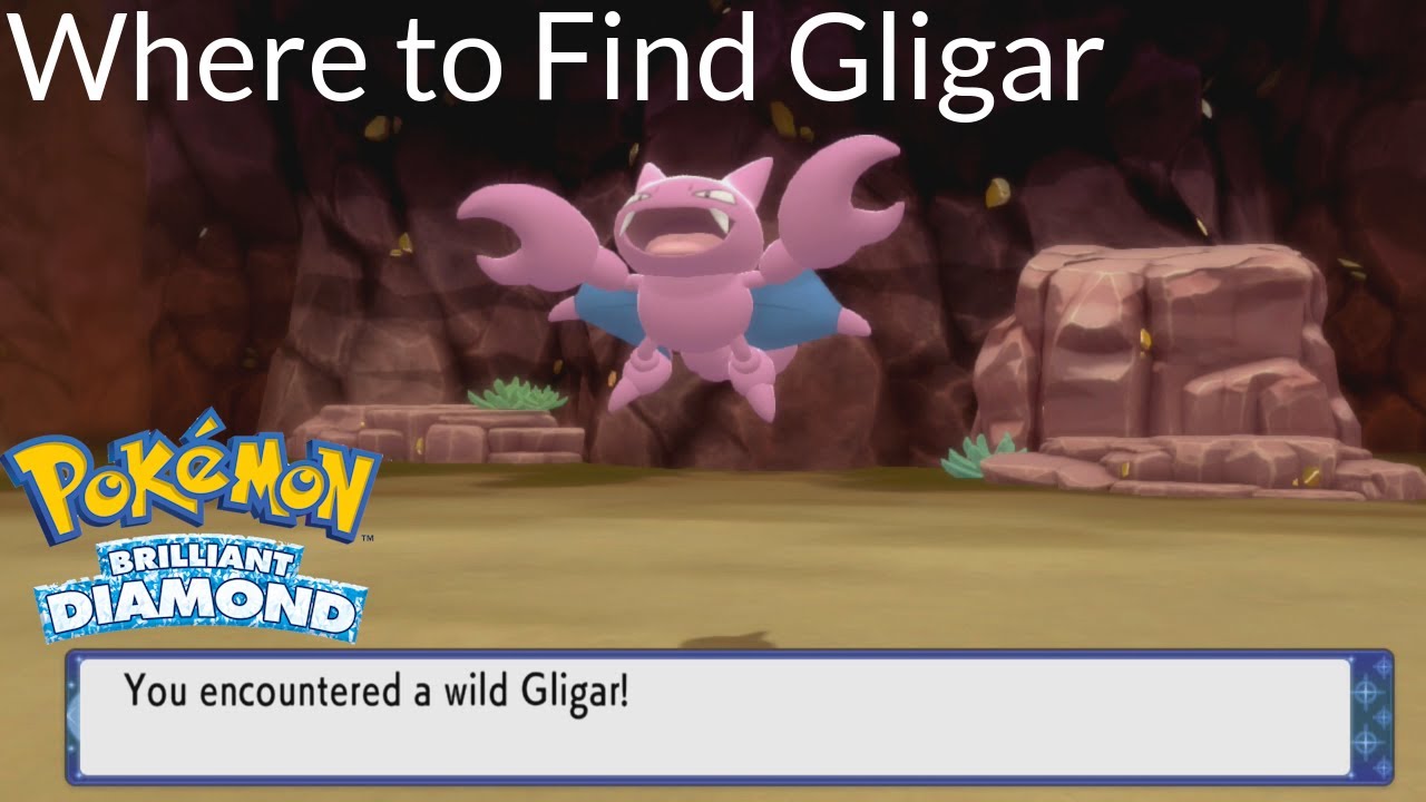 Pokemon Brilliant Diamond - Where to Find Gligar