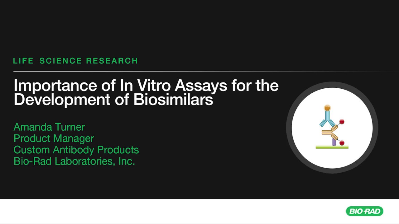 Biosimilars - The Importance of In Vitro Assays for the Development of Biosimilars