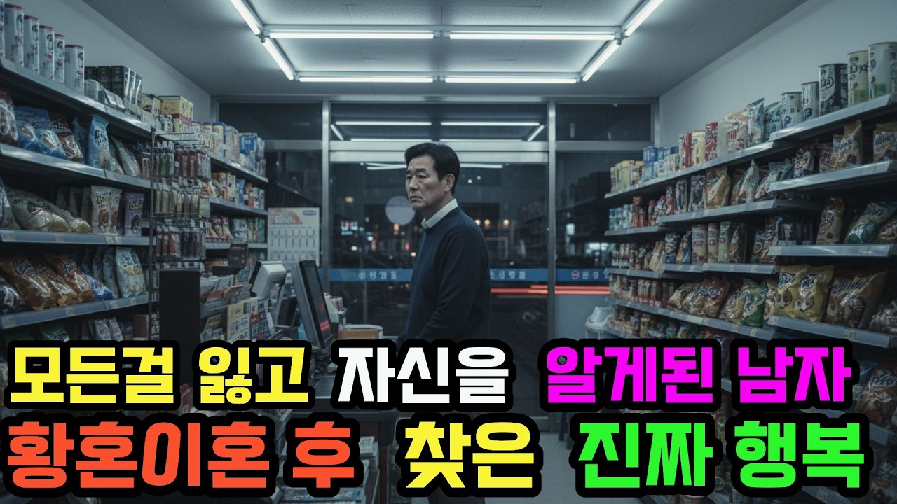 30년 중견기업 팀장, 퇴직 후 거래처 200개 모두 연락 끊고... 62세 편의점 알바가 된 남자의 충격적인 이야기#실화#퇴직#새출발#감동실화#황혼이혼