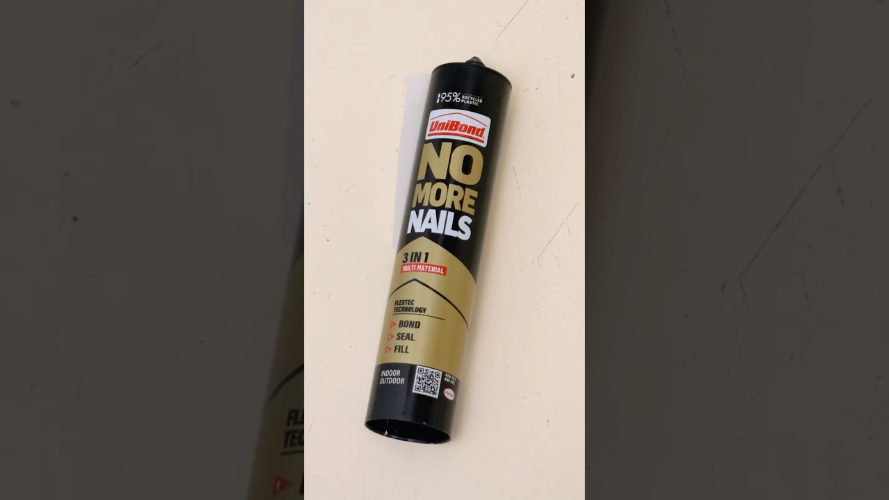 One Gun Fix - UniBond No More Nails 3-в-1: склеивание, герметизация и заполнение.