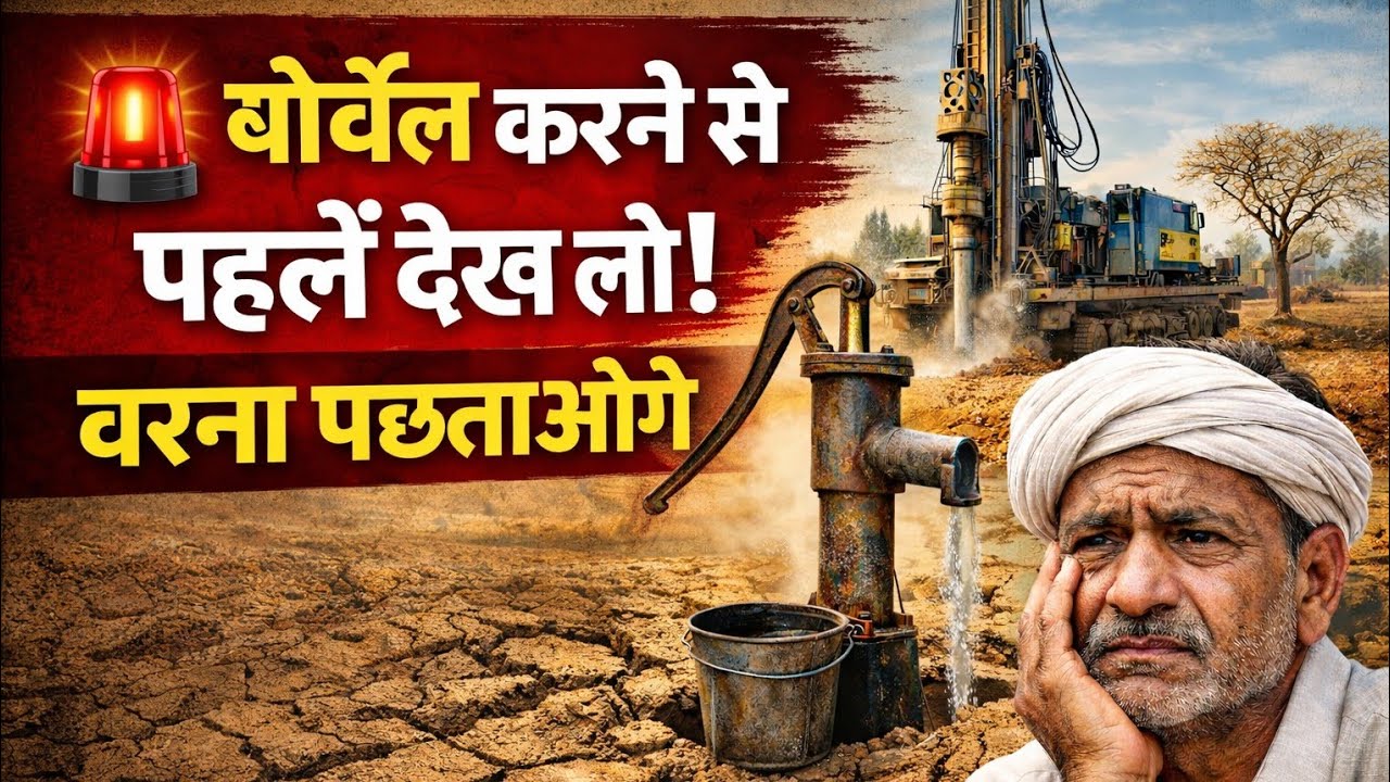 ❌ 400 फीट पर भी पानी नहीं ? 😱 गाँव का कड़वा सच || 🚨 बोर्वेल करने से पहले देख लो 👉वरना पछताओगे ||