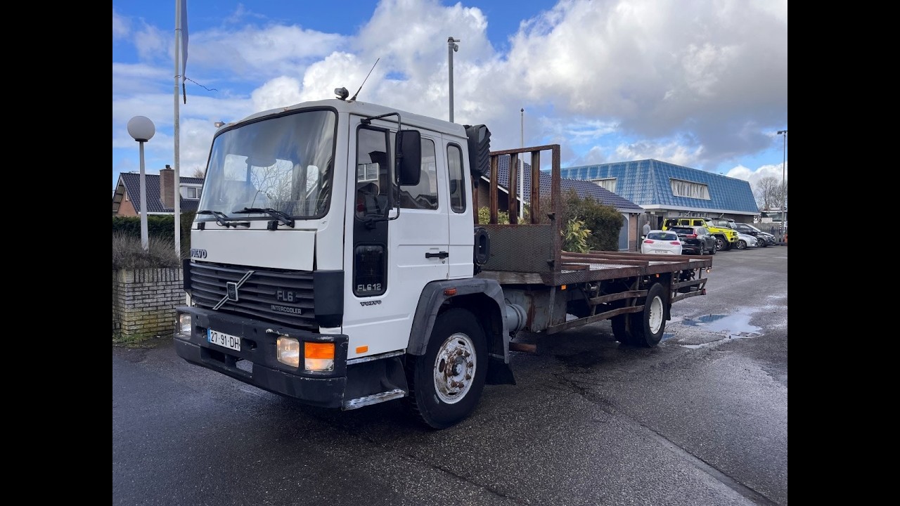 Volvo FL6 12 4x2 OPEN BOX !!! FULL STEEL SPRING !!! MANUAL GEARBOX !!!