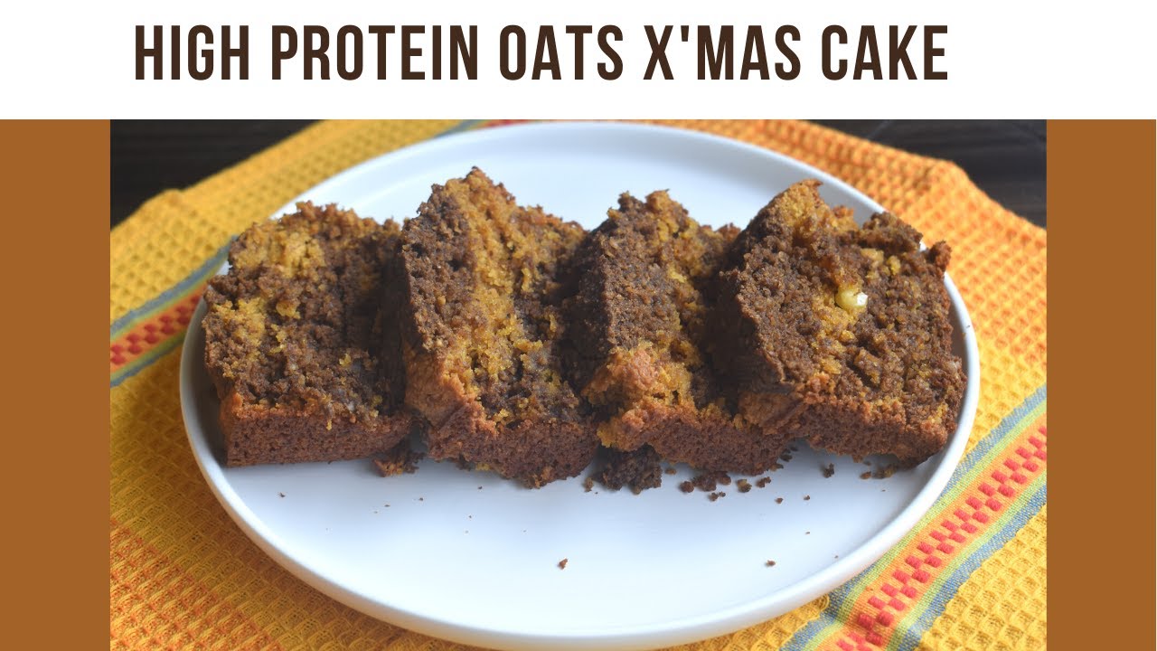 Eggless Pumpkin, Oats, Orange Healthy Cake | ओट्स केक | Christmas Special cake Recipe | Diet cake