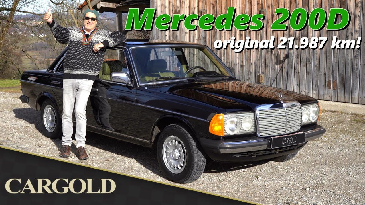 Mercedes 200D W123, 1981, Originalzustand mit erst 21.987 km! Erhaltungszustand wie ein Jahreswagen